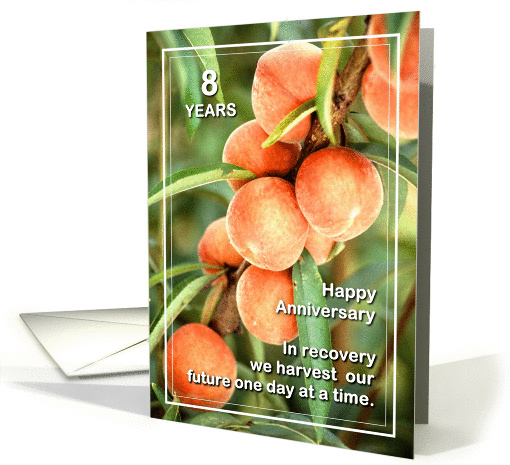 8 Years Happy Anniversary We Harvest our Future card (973557)