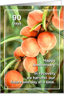 90 Days Happy Anniversary We Harvest our Future card