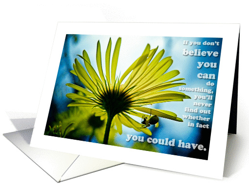 Believe in yourself card (905355)