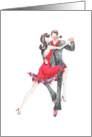 Happy Valentine’s Day - couple dancing card