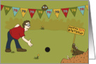 Happy 70th Birthday - Bowls card