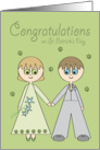 Congratulations Wedding couple on St Patrick’s Day card