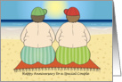 Happy Anniversary - to a Special Gay Couple card