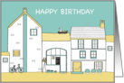 Happy Birthday - Old Village Fish and Chip Shop card