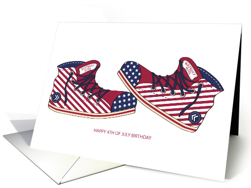 Happy Birthday - Girl - 4th of July - Canvas Stars and... (1326156)