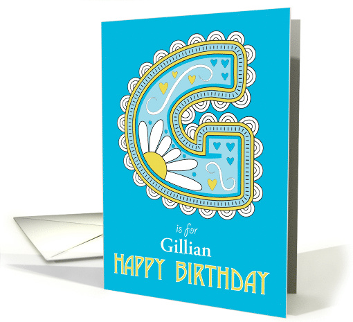 G is for Birthday card (1482626)