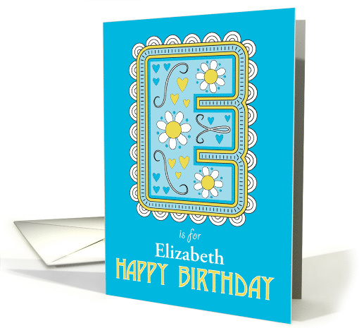 E is for Birthday card (1482632)