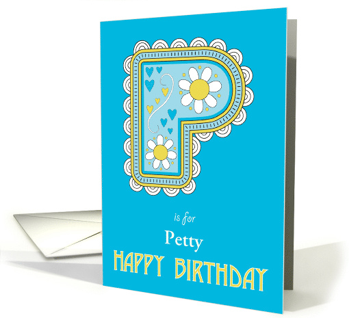 P is for Birthday card (1485228)