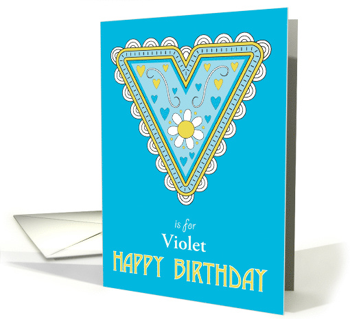V is for Birthday card (1485244)