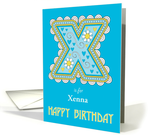 X is for Birthday card (1485248)