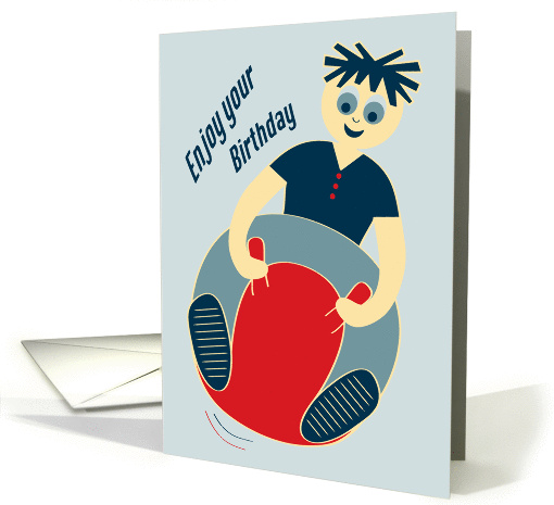 Space Hopping Birthday Fun card (908193)