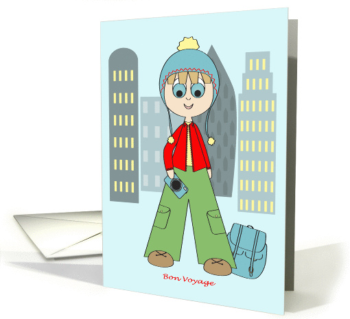 Bon Voyage City Traveller Young Boy card (916544)