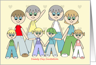 Family Day Invite card