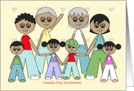 Family Day Invite card