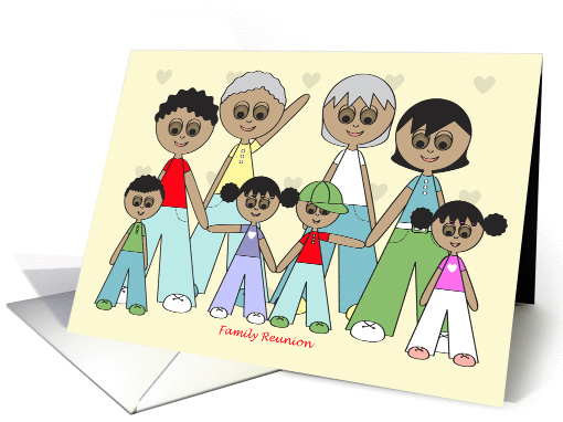 African American Family Reunion Invitation card (918812)