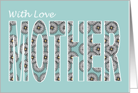 Mothers Day Mother Daisy card