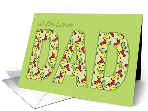Father's Day Dad Socks card (923446)