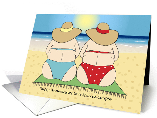 Happy Anniversary - to a Special Lesbian Couple card (935897)