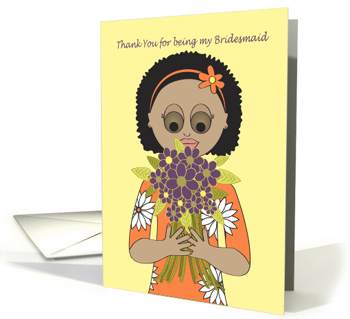 Thank You - Bridesmaid card (936889)