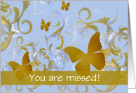 Miss you!~ Custom text card
