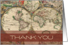 Old World Thank You card