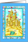 Sandcastle card