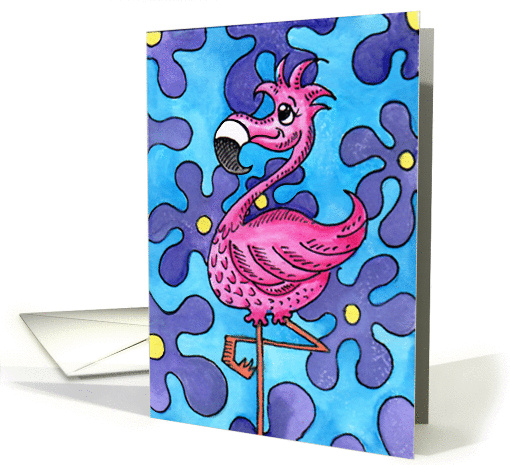 Flamingo Fun card (911500)