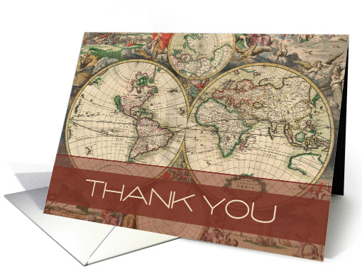 Old World Thank You card (911653)