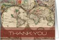 Old World Thank You card