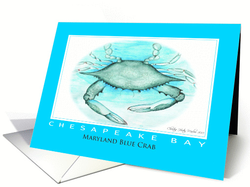 Chesapeake Bay Maryland Blue Crab card (912136)