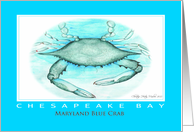 Chesapeake Bay Maryland Blue Crab Card