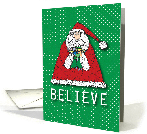 Santa Claus Believe Greeting card (912146)