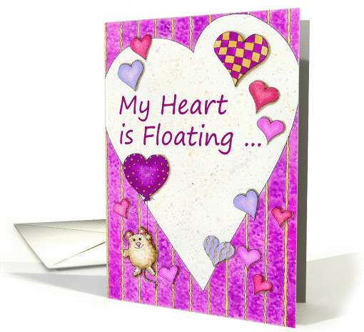 My Heart is Floating ... Valentine's Day card (912148)