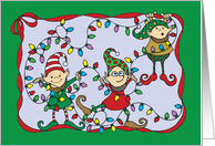 Santa’s Little Helpers card