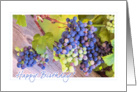 Rainbow Grapes Birthday card