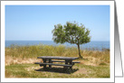 Picnic Table with a View card