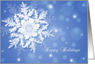 Happy Holidays Blank Note Card
