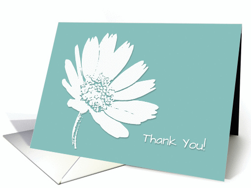 Abstract White Daisy card (1152930)
