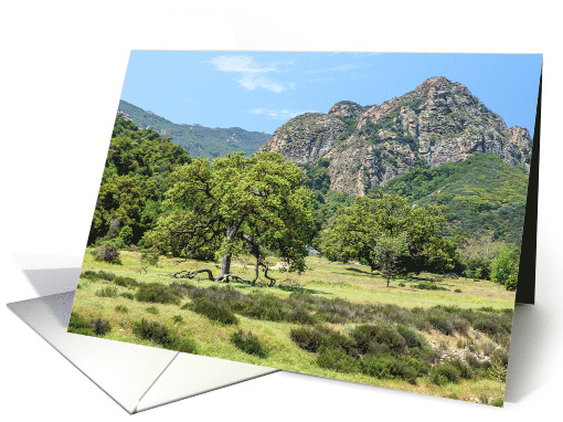 Malibu Creek State Park Blank card (1578694)