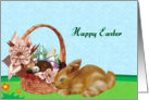 Happy Easter- bunny ggs card