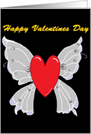 heart flutter Valentine’s card