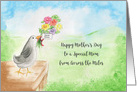 Happy Mother’s Day Special Mom, Across Miles, Bird, Hills, Sky card