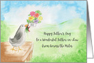 Happy Father’s Day, Wonderful Father-in-Law, Across Miles, Bird, Hills card