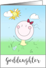 Goddaughter Encouragement Big Smiles Note of Cheer card