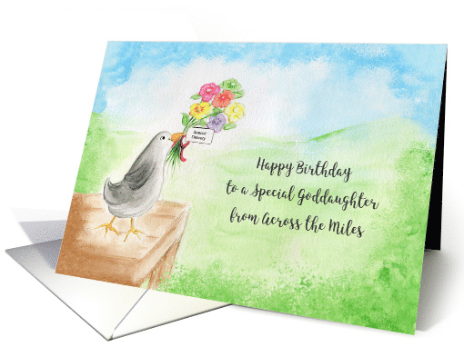 Happy Birthday, Special Goddaughter, Across Miles, Bird,... (1478564)