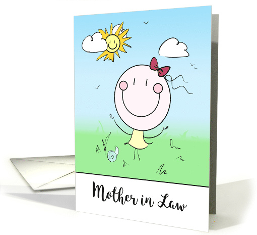 Mother in Law Encouragement Big Smiles Note of Cheer card (1722930)