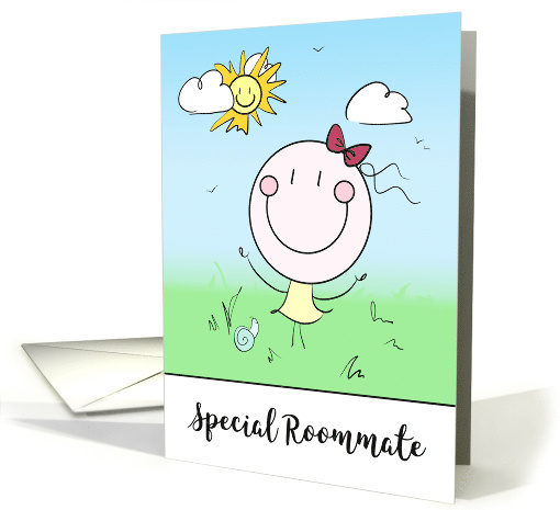 Special Roommate Encouragement Big Smiles Note of Cheer card (1724878)