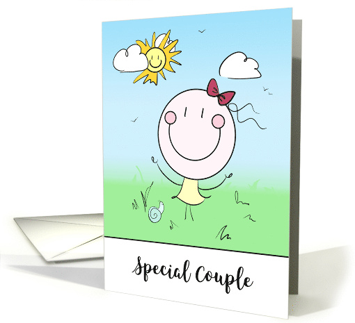 Special Couple Encouragement Big Smiles Note of Cheer card (1724892)