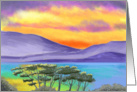 Midsummer Sunset over Bantry Bay Any Occasion card