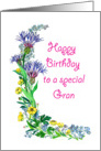 Happy Birthday to a Special Gran card